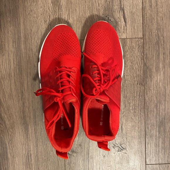 Streetwear Society Red Sneakers Size 8 - Picture 1 of 3